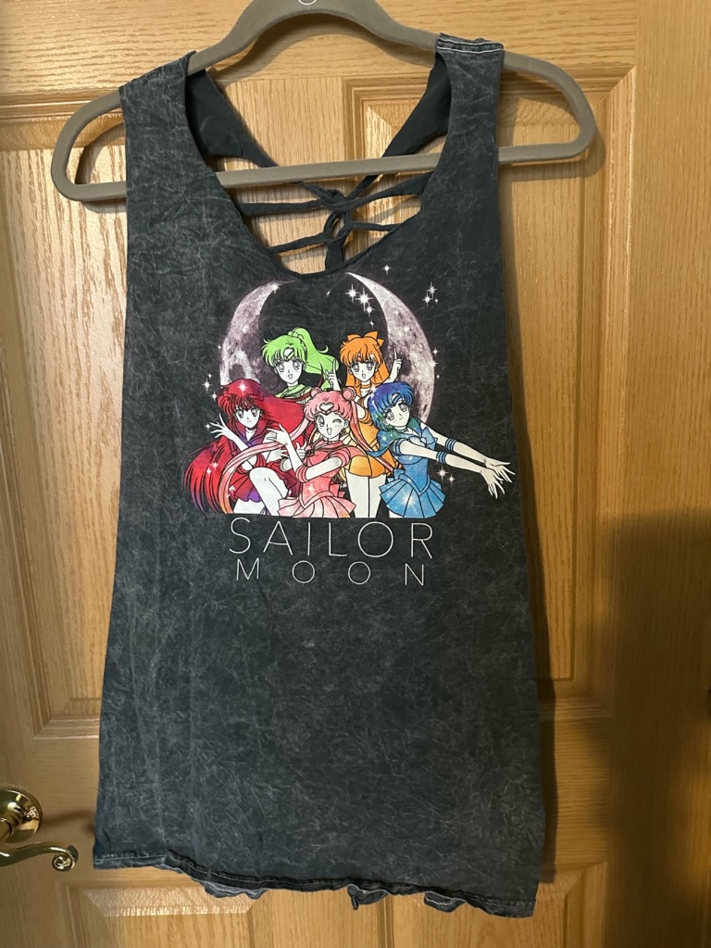 Hot Topic Sailor Moon Graphic DIY Racerback Tank Muscle Tee XL